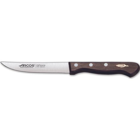 Coltello per verdure Arcos Palissandro 271000 in acciaio inox Nitrum e mango Palissandro con lama 10,5 cm, e lama di copertura