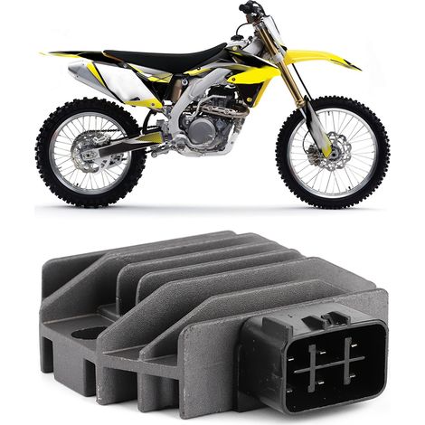 Régulateur-redresseur SH640D-12 compatible avec Yamaha YFM400 KODIAK 2X4/4X4 YFM250 (1/5)