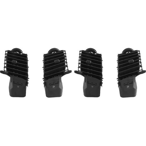 Cuatro accesorios de rejilla de ventilación del aire acondicionado interior, aptos para los modelos Toyota Hilux Kun SR5 UTE 2005-2015 y Toyota Fortuner.