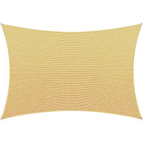 Rechteckiges Sonnensegel 2 x 3 Meter Wetterfester Sonnenschutz mit Befestigungsseilen Für Terrasse, Garten und Balkon (1/4)