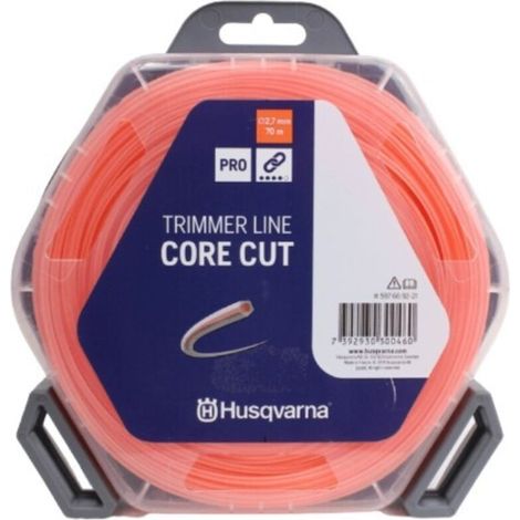 Fil pour débroussailleuse 2,7 mm – Nylon résistant – Longueur 70 m – Coupe précise pour entretien jardin