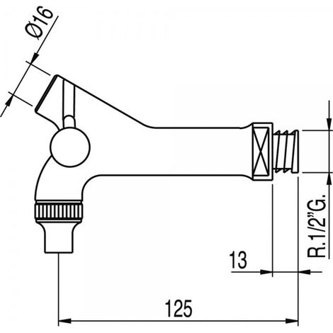 Robinet vin Nº 2/N - TRES 002000 (1/2)