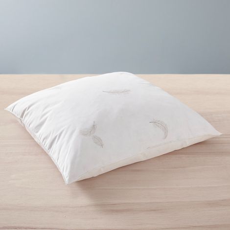 Oreiller 60 x 60 cm Blanrêve Gamme Naturelle "Prestige" plumes véritables confort moelleux (1/3)
