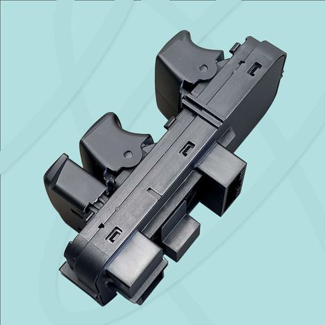 Interrupteur de lève-vitre électrique MG5 10836136 pour modèles Roewe RX3 2021-2023, commande la montée et la descente des vitres électriques, compatible avec plusieurs marques.