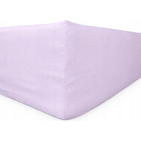 Sábana bajera Jersey Deluxe - Lavanda 140x200 con banda ajustable. Producto pulido. (1/2)