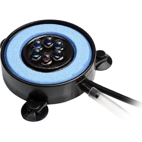 Lampe à bulles d'air pour aquarium de plongée, lampe à bulles d'air à changement de couleur automatique, 6 LED décoratives avec bulles d'air (1/5)