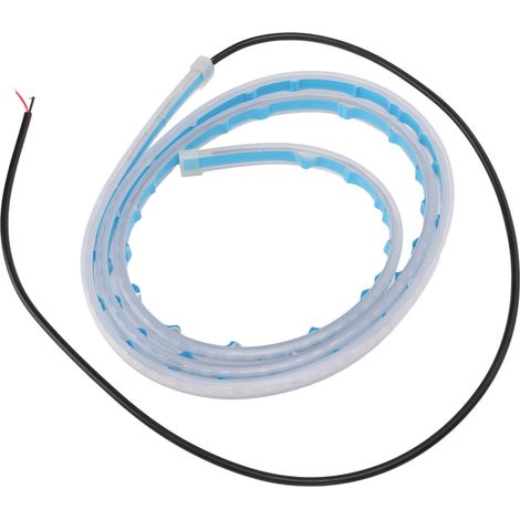 Bande LED étanche de 1,2 m pour capot avant, éclairage d'ambiance rouge et bleu, pour décoration intérieure et extérieure de voiture (1/5)