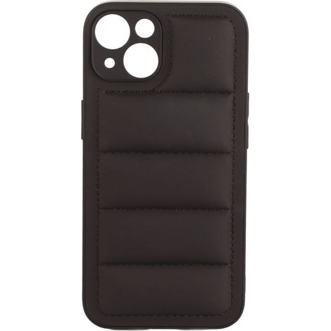 Étui téléphone noir veste en simili cuir doux coque de protection pour iPhone 14 (1/5)