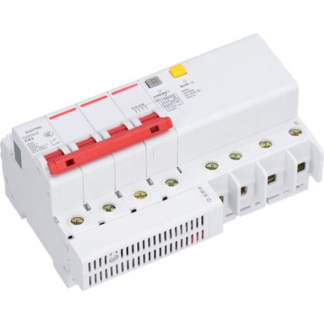 Disjoncteur différentiel 4P+N 63A DZ47sLE C63, protection fuite de courant basse tension AC 400V, interrupteur modulaire pour tableau électrique (1/5)