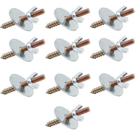 CCYKXA Fixing screw kits, nuts and screws for making bird perches, bird cage screws, metal nuts, screw mounting kits for