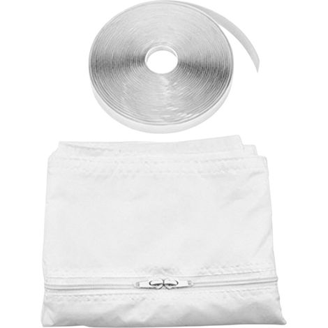Kit de ventilation pour climatisation portable Panneau d'étanchéité isolant Kit de fenêtre pour unité de climatiseur portable pour Appartement, Garage, Sous-sol, Bureau, Chambre, Cuisine, Maison (1/5)