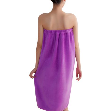 Serviette de sauna/douche pour femme avec fermetures à pression, séchage rapide