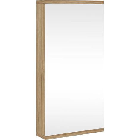 Armoire De Toilette - Armoire de bain à miroir d'angle chêne 30x24x60 cm fr286 - Maison La Vie (1/5)