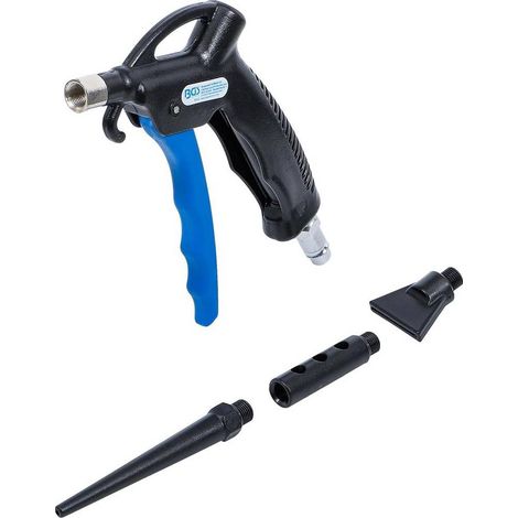 Soufflette à Air Comprimé avec 3 Buses - 17,2 x 3,1 x 19,1 cm - Polyvalente et Pratique pour Nettoyage - D-Work (1/5)
