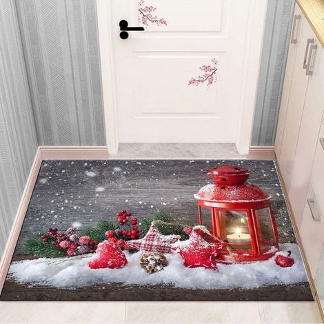 Tapis De Sol - 40 X 60 Cm - Antidérapant - Lavable En Machine - Pour Cuisine Chambre Salon Salle De Bain Entrée (1/5)