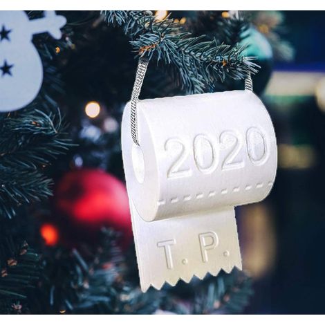 Décorations de Noël 2020 (Covid-19) pour sapin de Noël, décoration de Noël 2020, décoration commémorative de la pandémie, cadeau de confinement (1/3)
