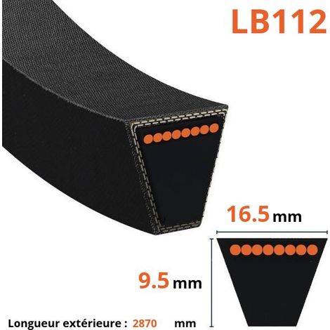 Cinghia liscia trapezoidale - Mitsuboshi - LB112