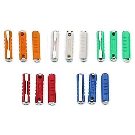 Fusible Torpille Voiture Assortiment Kit 200 Pcs 5A 8A 10A 16A 25A Automobile pour Vintage Voitures Classiques Européennes (1/5)
