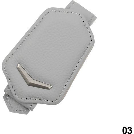 Pare-soleil de voiture en fibre de carbone, support de lunettes, boucle de ceinture, accessoires pour lunettes, porte-documents, pièces automobiles01128