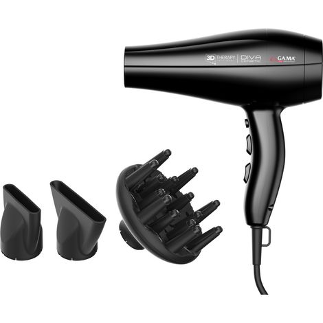 GA.MA Diva Ceramic Ion Haartrockner 2300 W Schwarz
