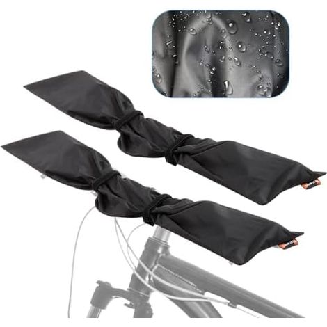 Lot de 2 Housse de guidon Ebike Protection, Velo Electrique pour Guidon Housse, transport Protection contre la pluie, protection contre l'humidité, la poussière et la saleté, universelle (1/5)