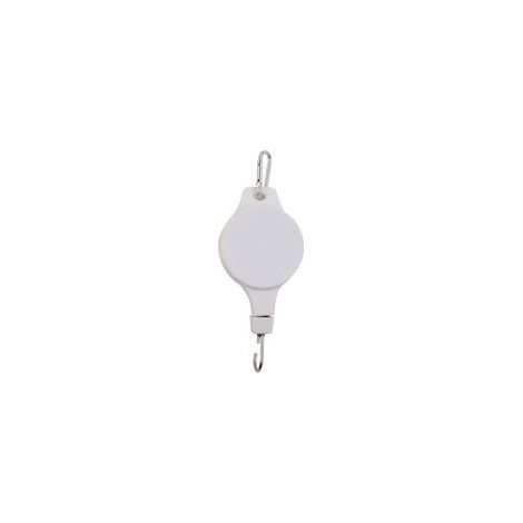 1 pièce/paquet Poulie pour plantes suspendues, crochet robuste pour mangeoire à oiseaux, blanc (1/4)