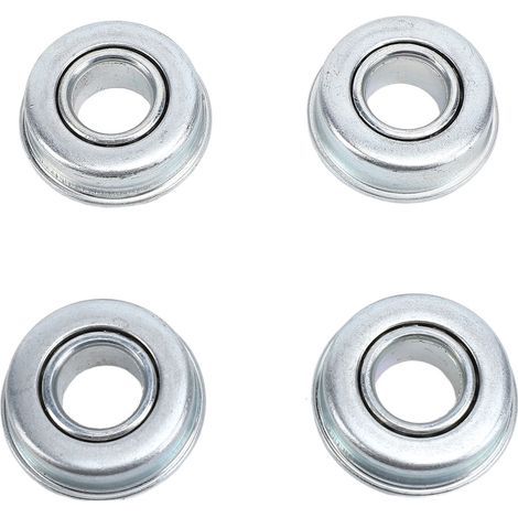 4 Pièces Roulements de Tondeuse à Gazon en Acier, Roulements à Billes à Bride 12,7x28,6mm Applicables pour Tondeuse à Gazon, Brouettes, Chariots et Diables, Remplacement des (1/5)