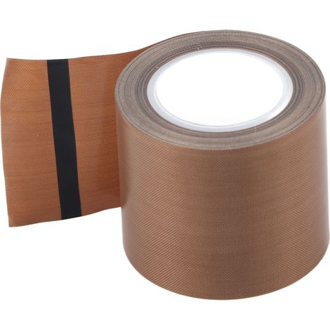 Ruban adhésif thermorésistant en PTFE, isolant thermique, rouleau pour scelleuse, 0,18 mm x 50 mm x 10 m (1/5)