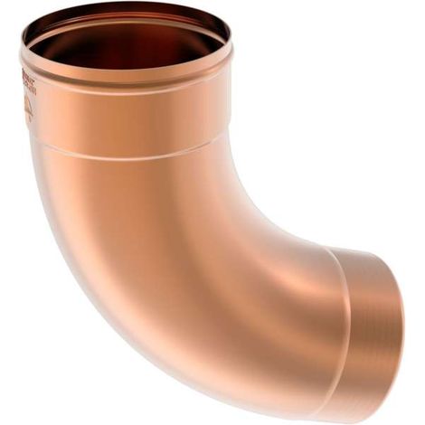 Zambelli Kupfer Meister-Bogen 72 Grad 100 mm mit Logo einteilig, 112410-E-ZAM