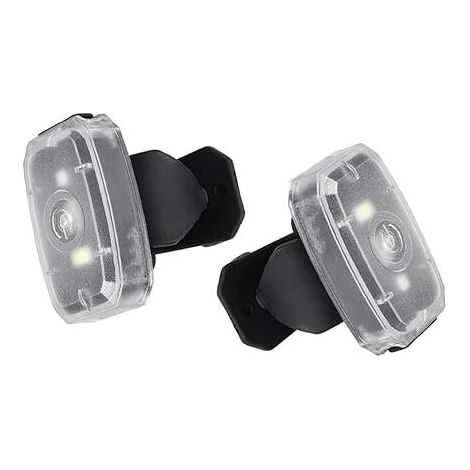 Feu arrière d'avertissement de vélo, 2 pièces, phare de vélo de montagne étanche à la pluie, chargement USB, avertissement de sécurité, veilleuse de cyclisme, accessoires de vélo (1/5)