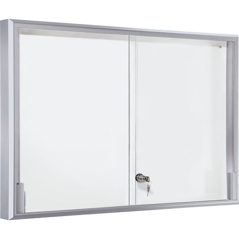 eurokraft pro, Vitrine d'affichage avec cadre alu et portes