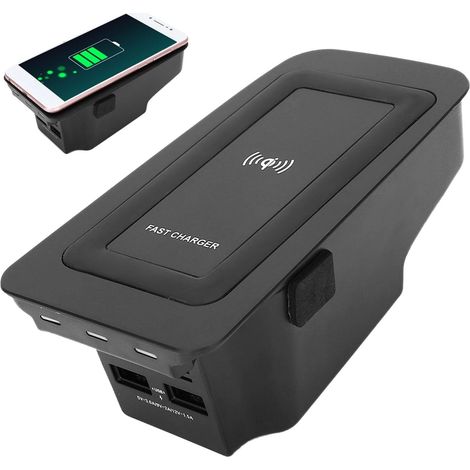 Car Charger Holder Fast Wireless Charger Inductive Charger Plate Induction Wireless Charger 15W Fit for S60 / V60 / XC60 / S90 / V90 / XC90 (1/5)
