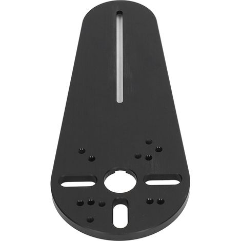 Gabarit de découpe circulaire en plastique technique, rayon ajustable, formes multiples, pour le travail du bois et la finition, noir (1/5)