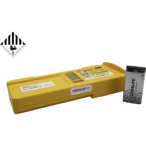 Original Lithiumbatterie für Defibtech Lifeline AED DCF-100, DCF-110, DDU-100A