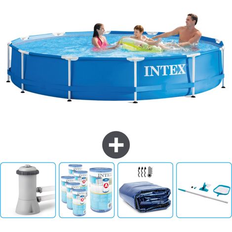 Frame Pool Rund - 366x76 cm - 5-teilig  SCB90 (1/4)