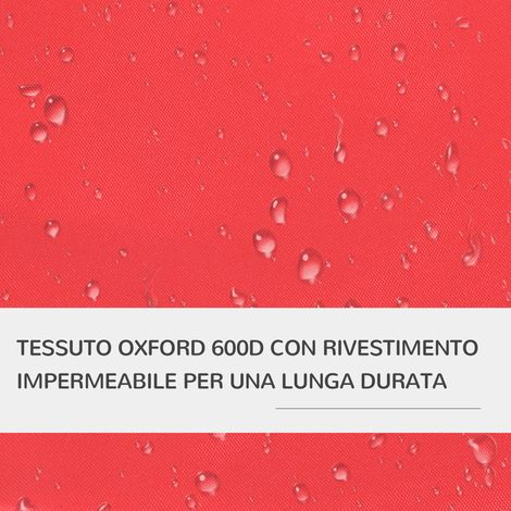 Poussette canin pliable rouge pour petits chiens jusqu'à 10 kg, chariot avec roues freinées, roues pivotantes 360°, porte-gobelet, panier de rangement et 3 fenêtres. (1/5)
