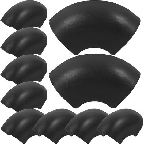 10 Pièces Protège de Chaise Bouchons pour Meubles Protection Antidérapante et Anti-Rayures pour Parquets et Sols Durs Manchons Ouverts pour Tubes de Accessoires Durables (1/5)