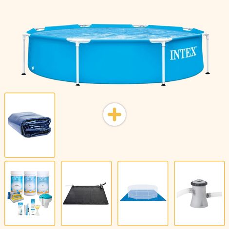 Intex Piscine Tubulaire Ronde - 244x51 cm - 6-pièces S20400 (1/5)