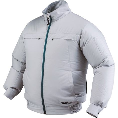 Makita Jacket XL con ventiladores a batería Li-ion CXT 10.8/12V, LXT14.4/18V DFJ216AXL