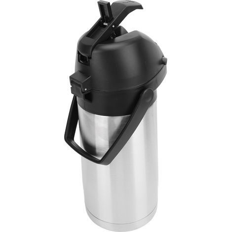 Distributeur de café avec pompe, boisson thermique isolée en acier inoxydable, pour eau chaude et froide, boissons au chocolat, 1,9 l (1/5)