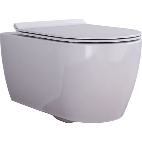 Spülrandloses Wand-Hänge-WC Bernstein NANO NT2039 Softclose Superflach