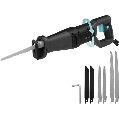 Cecotec Sega a sciabola LongFlex 710 Pro da 710 W, cambio lama rapido, tagli profondi fino a 115 mm ed efficienti