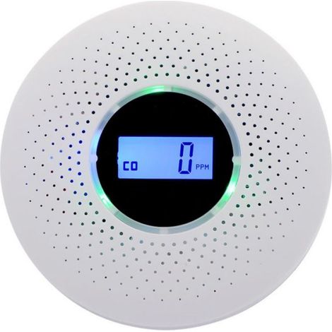 Détecteur de fumée et monoxyde de carbone - - 2 en 1 - Sans fil - Multidétections - 85 db (1/5)