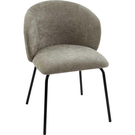 ANDREA HOUSE MU74110 Silla Tapizada Lina Beige 59x56x79 - ref: MU74110