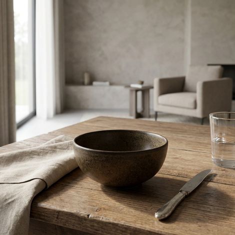 Handcrafted Decorative Artisan Bowl (1/2)