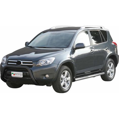 Pare-buffle Avant pour Toyota RAV4 XA30 2006-2009 76 mm en Acier Noir (1/5)
