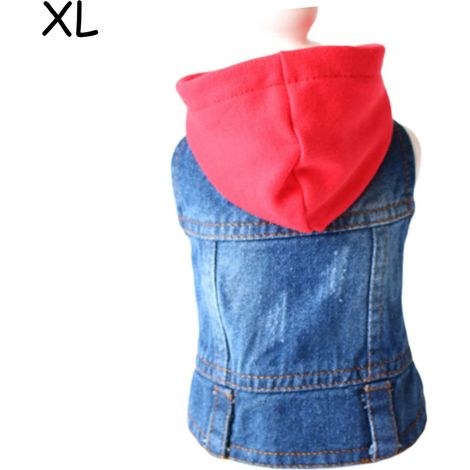 Gilet en jean pour chat, veste en jean pour chien, vêtements en jean pour chien, chemises de printemps, chemise en jean, blouse de printemps, vêtements pour chien, vêtements pour animaux de compagnie, (1/5)
