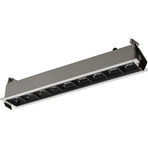Plafonnier encastré SIGMA LED SMD 11W 1544lm(1298lm) CRI90 2700K 48º Gris (1/5)