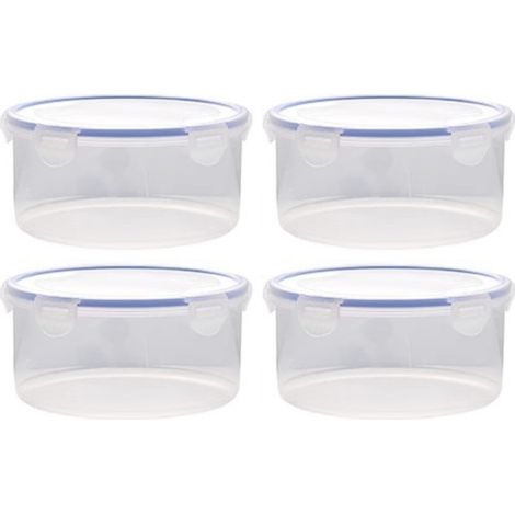 Ensemble de bols en plastique avec couvercle, récipients de conservation des aliments étanches, petits récipients pour la préparation des repas (1/5)