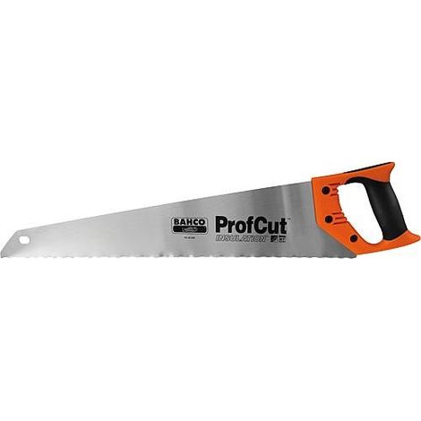 Bahco – Scie à matériel isolant 550mm – Lame unilatérale 22 dents – Pour plastique – Usage professionnel